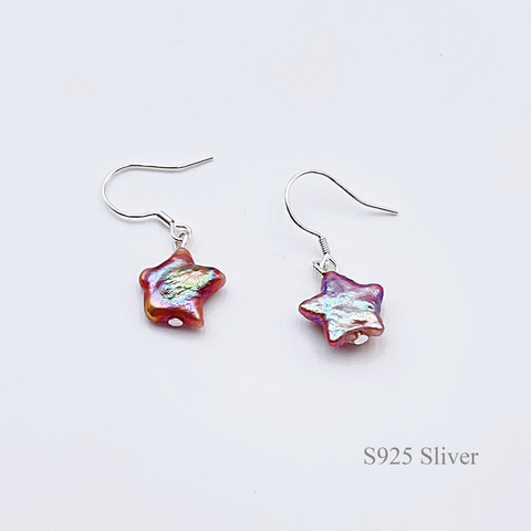CICIDC Natural Baroque Star Moon Pearl Set