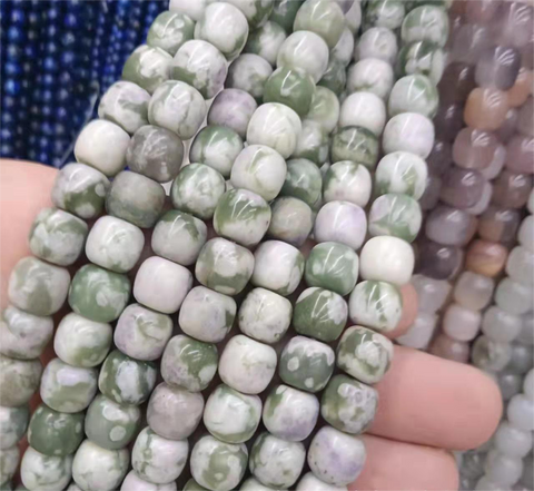 Natural Gorgeous Square Round Beads Strings for DIY