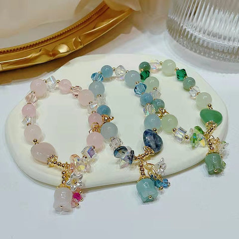 Lovely Lily Flower Bracelet