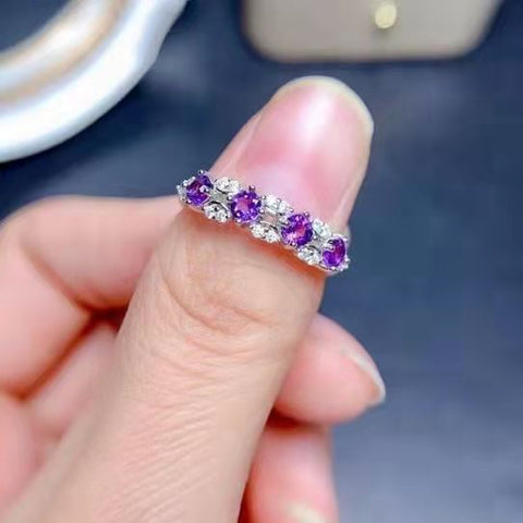 Elegant Purple Ring