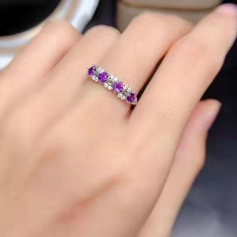 Elegant Purple Ring