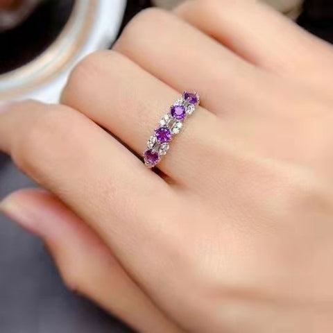 Elegant Purple Ring