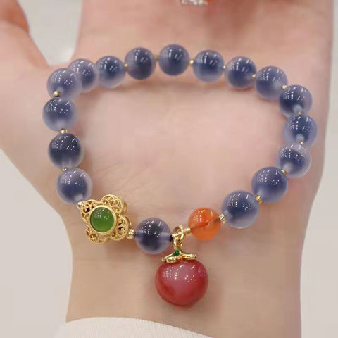 New Style Fashion Gorgeous Candy Agate Peach Bracelet
