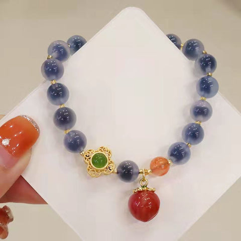 New Style Fashion Gorgeous Candy Agate Peach Bracelet