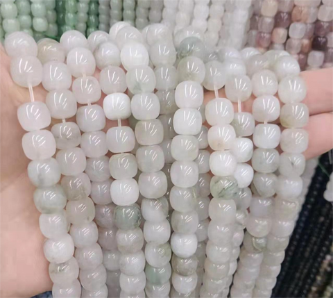 Natural Gorgeous Square Round Beads Strings for DIY
