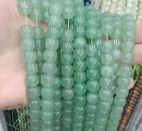 Natural Gorgeous Square Round Beads Strings for DIY
